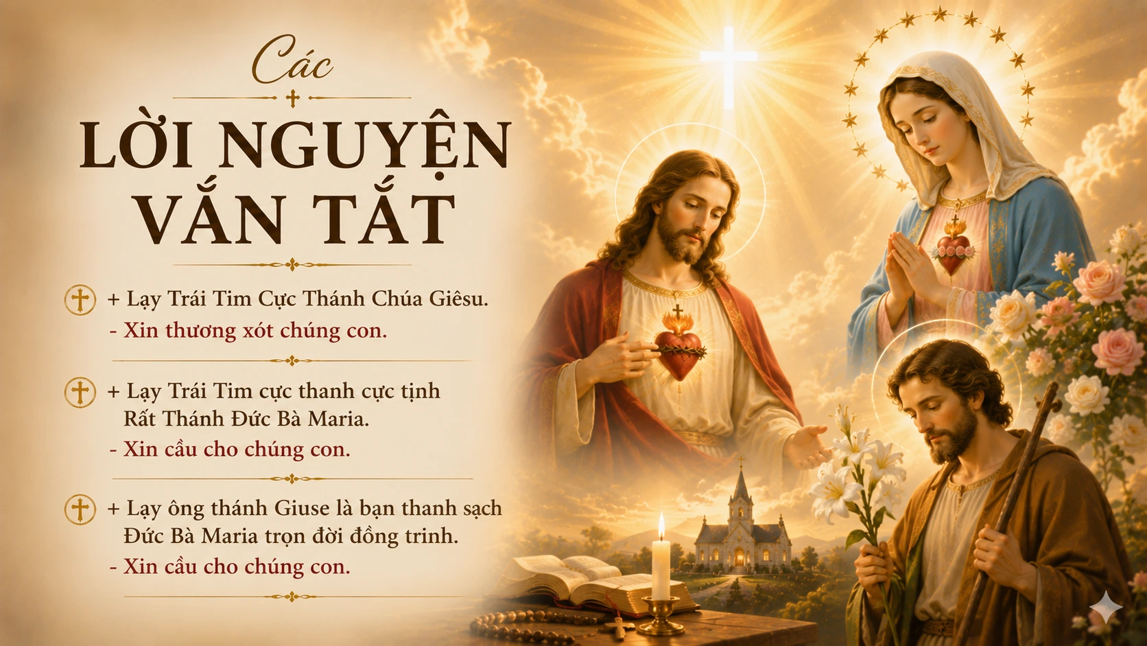 Các Lời Nguyện Vắn Tắt