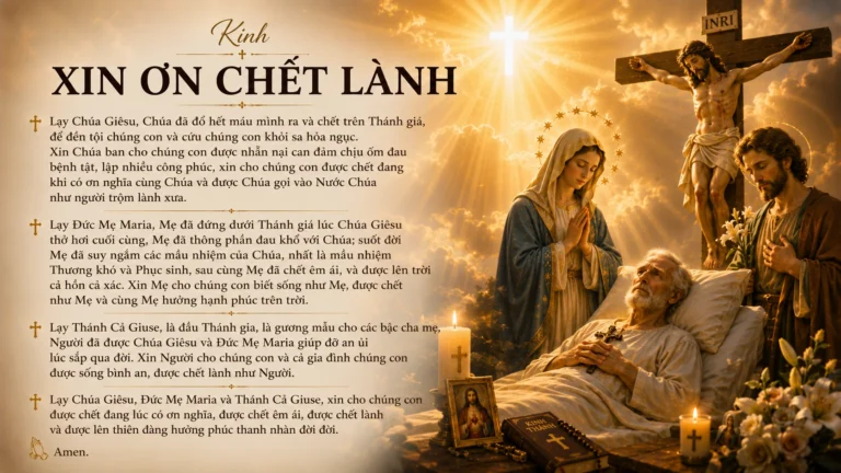 Kinh Xin Ơn Chết Lành