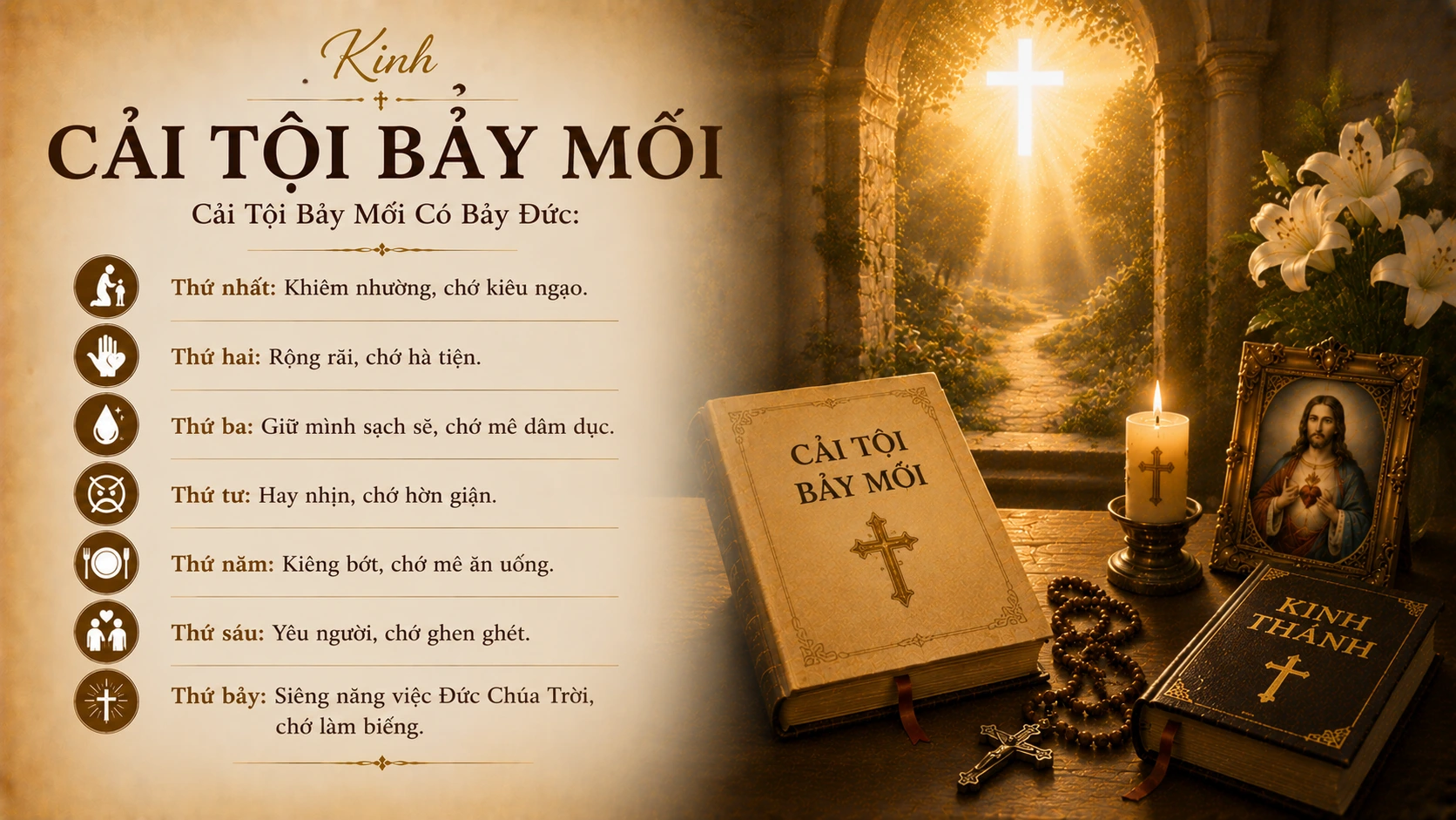 Kinh Cải Tội Bảy Mối